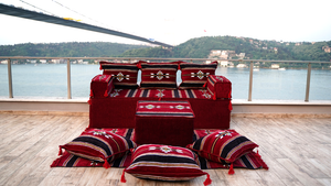 8'' Thickness Sofa Set, Window Seat, Floor Sofa Seating, Arabic Majlis, Reading Sofa Pillow