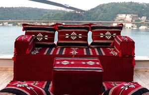 8'' Thickness Sofa Set, Window Seat, Floor Sofa Seating, Arabic Majlis, Reading Sofa Pillow