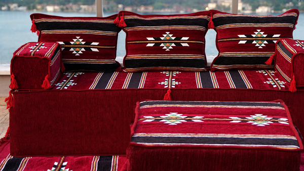 8'' Thickness Sofa Set, Window Seat, Floor Sofa Seating, Arabic Majlis, Reading Sofa Pillow