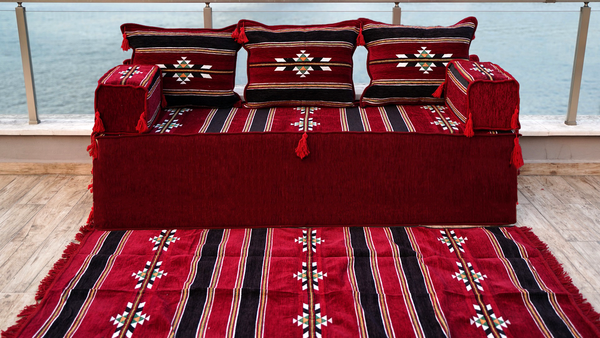 8'' Thickness Sofa Set, Window Seat, Floor Sofa Seating, Arabic Majlis, Reading Sofa Pillow