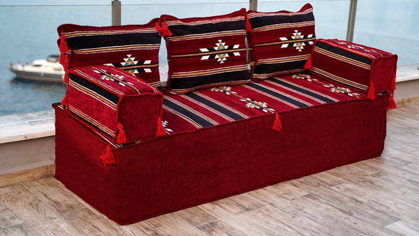 8'' Thickness Sofa Set, Window Seat, Floor Sofa Seating, Arabic Majlis, Reading Sofa Pillow