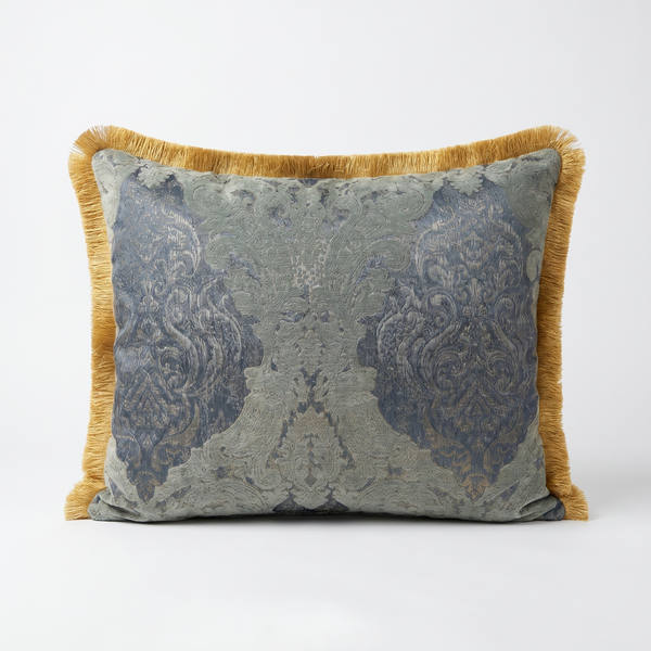 Sultan Reverie: Couture Baroque Cushion – Damask Lumbar – Embroidered