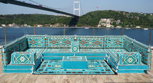 8'' Thickness U Sofa Set, Arabic Jalsa Set, Floor Cushions Set