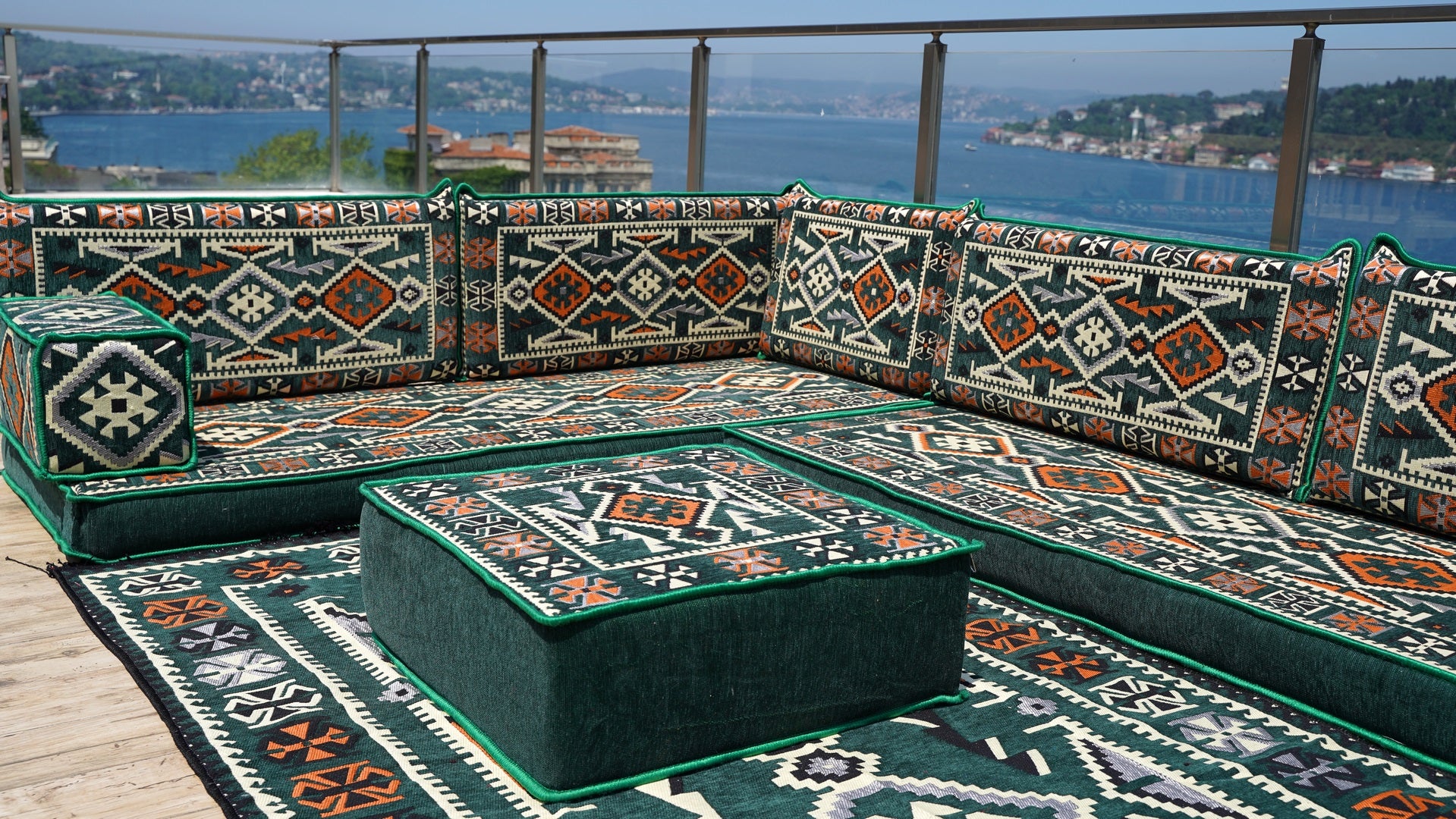 4'' Thickness Arabic Majlis, Arabic Floor Sofa Seating, Arabic Jalsa