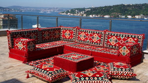 8'' Thickness L Sofa Set, Arabic Sofa, Floor Pillow, Garden Furniture, Sectional Sofa, Patio Furniture