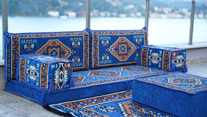 أريكة كاما، طاولة أريكة، أريكة حديقة من البليت، أريكة أرضية تركية، أريكة خارجية مع أريكة عثمانية وسجادة