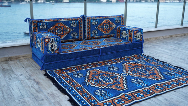 8'' Thickness Sofa Set, Arabic Floor Sofa, Meditation Yoga Loveseat, Sectional Sofa, Arabic Majilis