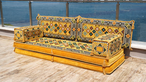 8'' Thickness Sofa Set, Floor Couch, Meditation Sofa, Sectional Sofa, Arabic Majilis