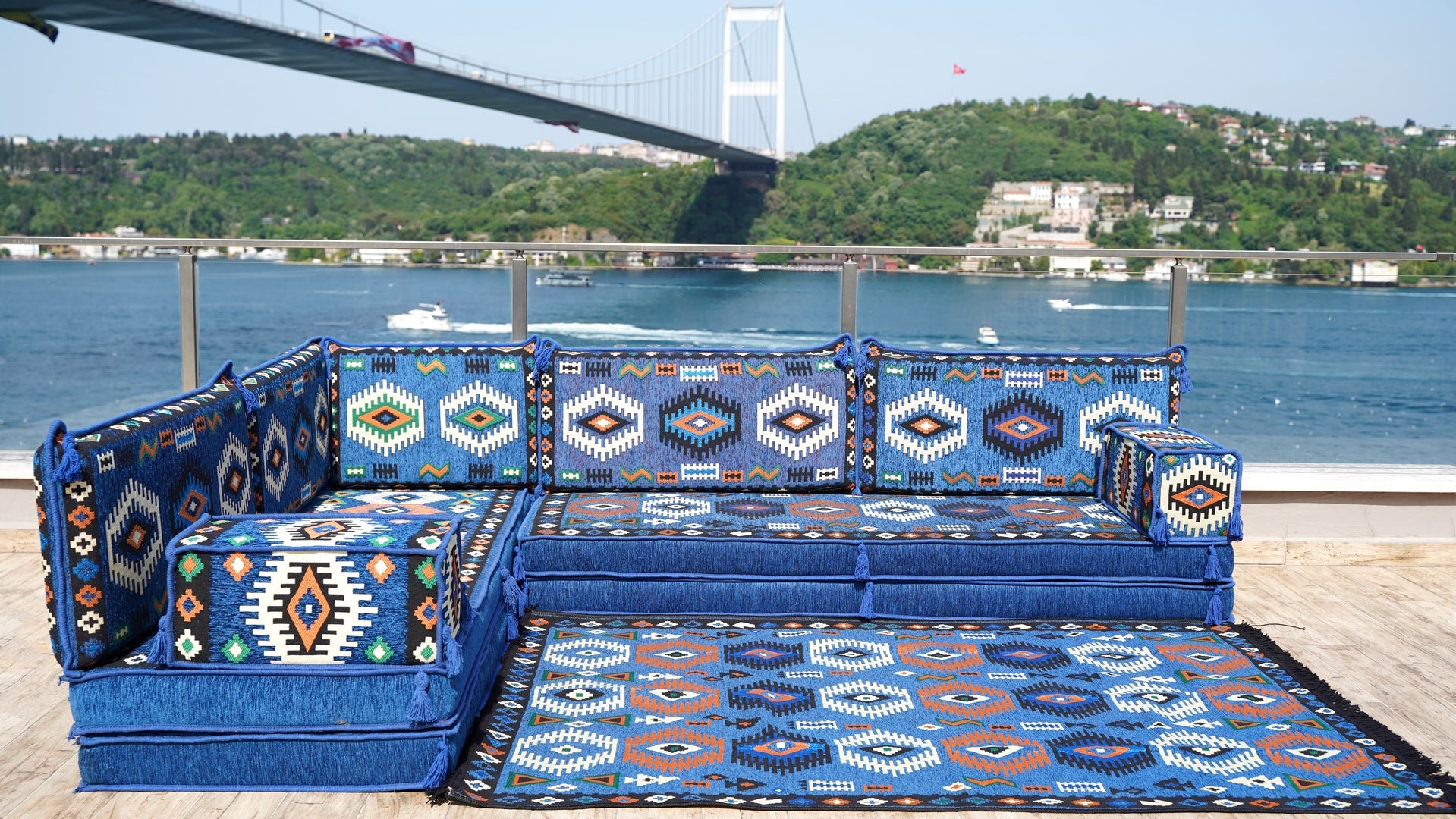 8'' Thickness L Sofa Set, Arabic Majlis, Arabic Jalsa,Traditional Arab