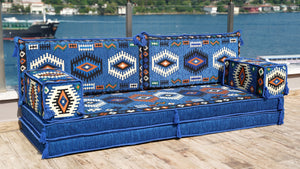 8'' Thickness Sofa Set, Handmade Arabic Seating, Oriental Floor Cushion, Reading Floor Sofa, Turkish Floor Sofas