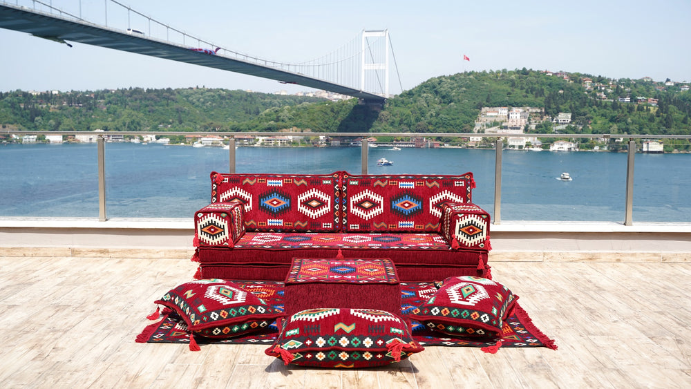 8'' Thickness Sofa Set, Living Room Sofa, Arabic Floor Sofa, Pallet Sofa, Floor Cushions, Sectional Sofa