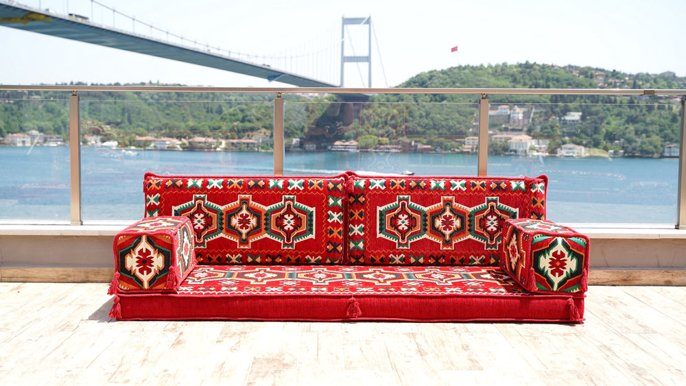 Traditional Sectional Sofas, Arabic Floor Sofa Set, Garden Pallet Sofa, Turkish Floor Cushion, Ethnic Sofa, Tradional Design Single Sofa Sets