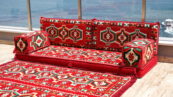 Living Room Sofa, Floor Couch, Yoga Sofa, Living Room Furniture, Loveseat Sleeper Sofa with Ottoman Couch and Rug, Sectional Sofa, Floor Cushions