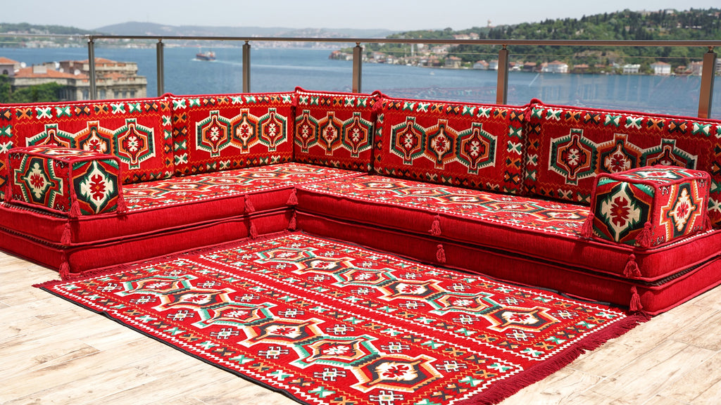 Terrace Arabic Sofa Floor Cushions