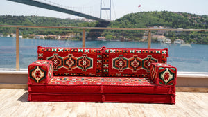 8'' Thickness Sofa Set, Oriental Cushions, Arabic Majlis, Arabic Floor Couch, Reading Loveseat, Moroccan Floor Seating
