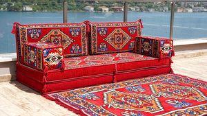 8'' Thickness Sofa Set, Meditation Yoga Loveseat, Healing Room Floor Cushion, Pallet Sofa, Floor Couch