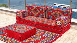 8'' Thickness Sofa Set, Meditation Yoga Loveseat, Healing Room Floor Cushion, Pallet Sofa, Floor Couch