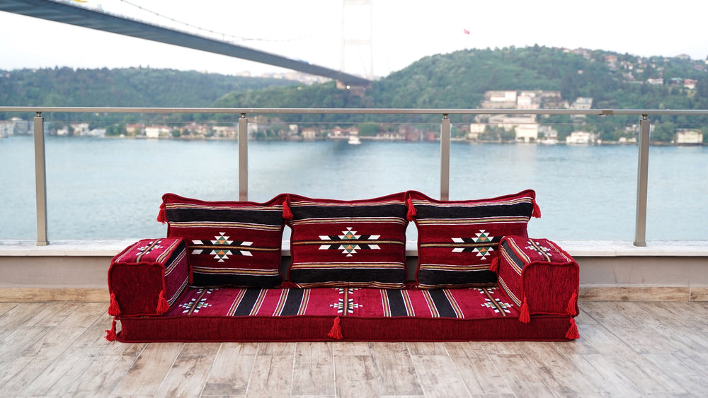 Authentic Floor Cushion Set, Floor Pillows, Arabic Majlis Seating, Bench Cushion Sofa, Modular Design Sofa Set, Single Sofa Sets