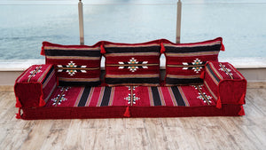 Authentic Floor Cushion Set, Floor Pillows, Arabic Majlis Seating, Bench Cushion Sofa, Modular Design Sofa Set, Single Sofa Sets