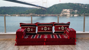 Authentic Floor Cushion Set, Floor Pillows, Arabic Majlis Seating, Bench Cushion Sofa, Modular Design Sofa Set, Single Sofa Sets