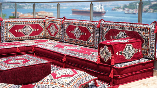 8'' Thickness L Sofa Set, Corner Floor Couch, Sectional Sofas, Yoga Sofa Sets, Handmade Living Room Furniture