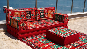8'' Thickness Sofa Set, Turkish Floor Sofa, Ethnic Cushions, Window Seat, Terrace Garden Couch, Floor Sofa Seating, Arabic Majlis