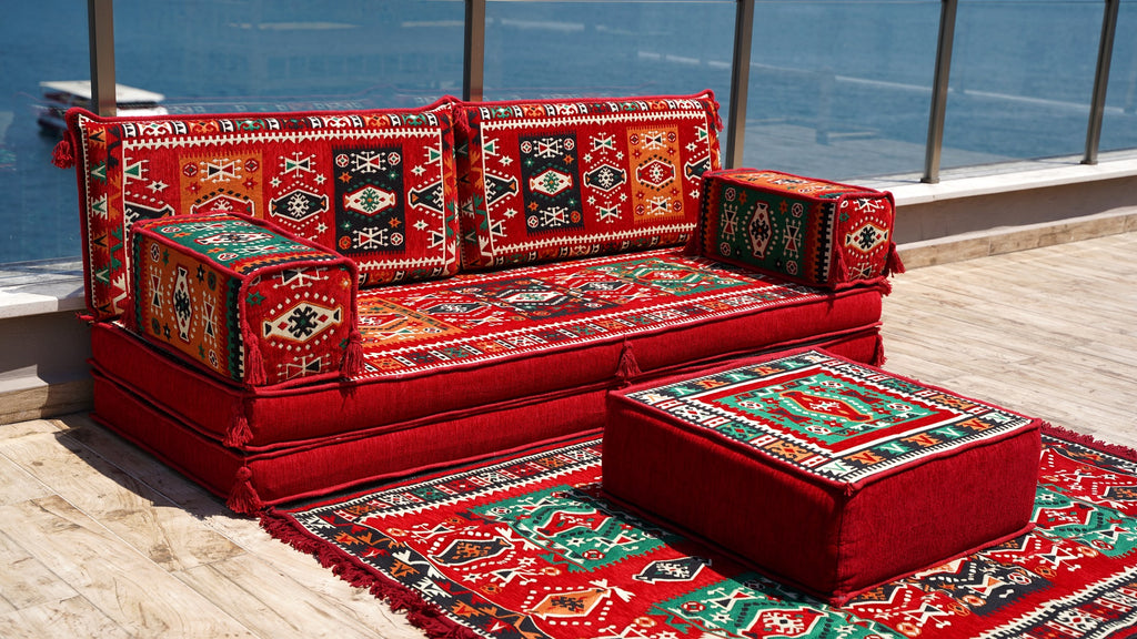 Arabic MAJLIS Sofa Set, GARDEN Bench Cushions