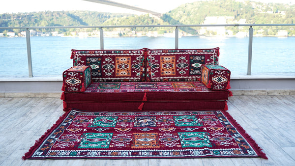 8'' Thickness Sofa Set, Bench Cushion, 8" Thickness Floor Couch, Reading Sofa Pillow, Meditation Yoga Loveseat