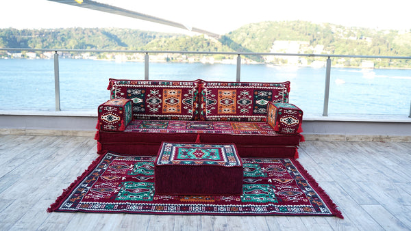 8'' Thickness Sofa Set, Bench Cushion, 8" Thickness Floor Couch, Reading Sofa Pillow, Meditation Yoga Loveseat