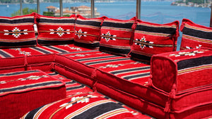 8'' Thickness L Sofa Set, Sectional Sofas, Corner Arabic Sofa Set, Pallet Sofa, Arabic Majlis, Pouffs, Turkish Floor Seating Set