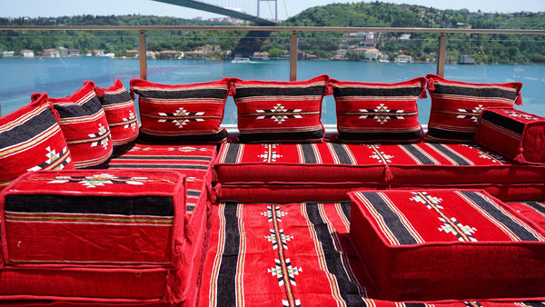 8'' Thickness L Sofa Set, Sectional Sofas, Corner Arabic Sofa Set, Pallet Sofa, Arabic Majlis, Pouffs, Turkish Floor Seating Set