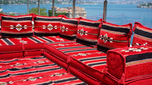 8'' Thickness L Sofa Set, Sectional Sofas, Corner Arabic Sofa Set, Pallet Sofa, Arabic Majlis, Pouffs, Turkish Floor Seating Set