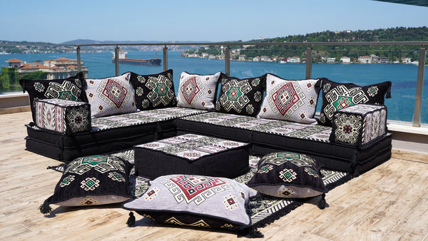 8'' Thickness L Sofa Set, Pallet Sectional Sofas, Corner Seating Sets, Pallet Sofas, Floor Cushions, Futon Sofa