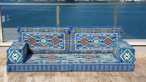 4'' Thickness Arabic Seating Jalsah, Handmade Sofa, Arabic Majlis, Moroccan Living Room Couch, Single Sofa Sets, Arabic Majlis Furniture