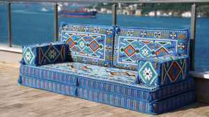 4'' Thickness Arabic Seating Jalsah, Handmade Sofa, Arabic Majlis, Moroccan Living Room Couch, Single Sofa Sets, Arabic Majlis Furniture