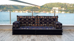 8'' Thickness Sofa Set, Living Room Sofa, Arabic Majlis Furniture, Patio Furniture, Handmade Wooden Bench