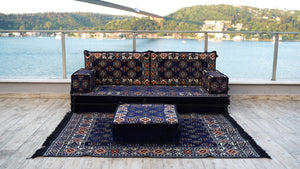 8'' Thickness Sofa Set, Living Room Sofa, Arabic Majlis Furniture, Patio Furniture, Handmade Wooden Bench