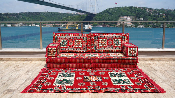 8'' Thickness Sofa Set, Arabic Majlis, Arabic Floor Couch, Oriental Cushion, Moroccan Cushion, Ethnic Floor Cushion, Turkish Floor Sofas