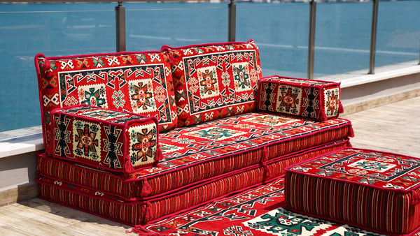 8'' Thickness Sofa Set, Arabic Majlis, Arabic Floor Couch, Oriental Cushion, Moroccan Cushion, Ethnic Floor Cushion, Turkish Floor Sofas