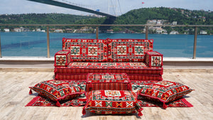8'' Thickness Sofa Set, Arabic Majlis, Arabic Floor Couch, Oriental Cushion, Moroccan Cushion, Ethnic Floor Cushion, Turkish Floor Sofas