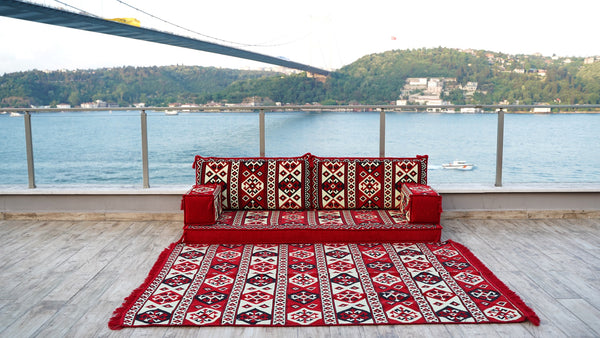 Living Room Sofas, Sofa Slipcovers, Patio Sofa, Moroccan Sofa, Sectional Sofa with Ottoman Couch and Rug