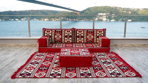 Living Room Sofas, Sofa Slipcovers, Patio Sofa, Moroccan Sofa, Sectional Sofa with Ottoman Couch and Rug