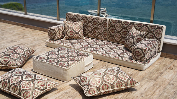Gray Sofa Cama, Sofa Covers, Garden Pallet Sofa, Turkish Floor Sofa, Outdoor Sofa with Ottoman Couch and RugCozy Sofa