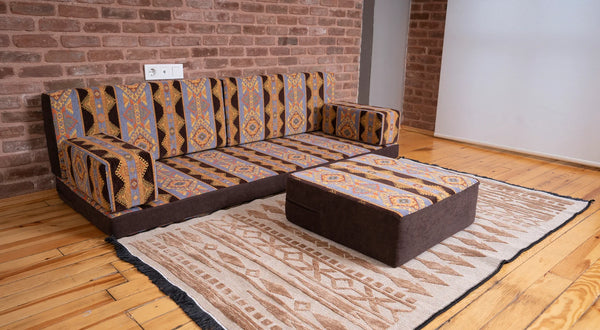 Premium Sofa Set, Arabic Sofa Set, Floor Cushions, Living Room Sofa, Ottoman Couch and Rug, Arabic Floor Seating Sofa, Backrest Pillows, Moroccan Sofas, Arabic Majlis - Arabic Sofa