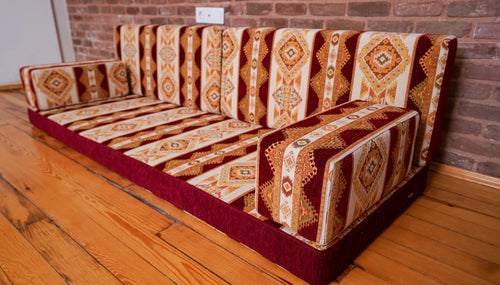 Premium Sofa Set, Arabic Sofa Set, Floor Cushions, Living Room Sofa, Ottoman Couch and Rug, Arabic Floor Seating Sofa, Backrest Pillows, Moroccan Sofas, Arabic Majlis - Arabic Sofa