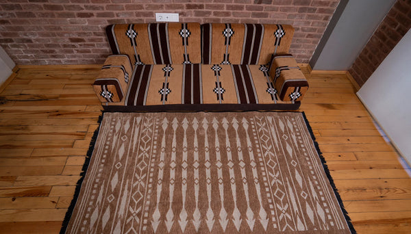 Premium Sofa Set, Arabic Sofa Set, Floor Cushions, Living Room Sofa, Ottoman Couch and Rug, Arabic Floor Seating Sofa, Backrest Pillows, Moroccan Sofas, Arabic Majlis - Arabic Sofa